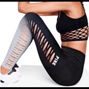 VS Pink Seamless Cutout Leggings